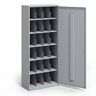 Металлический шкаф для 24 противогазов ХПГ-24-800, с одной дверью (1880x800x400)