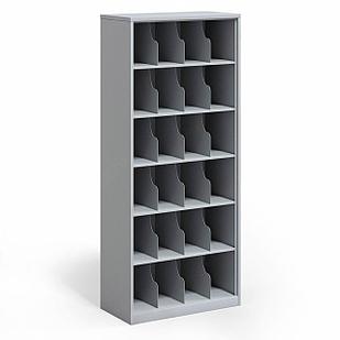 Металлический шкаф для 24 противогазов ХПГ-24-800, без двери (1880x800x400)