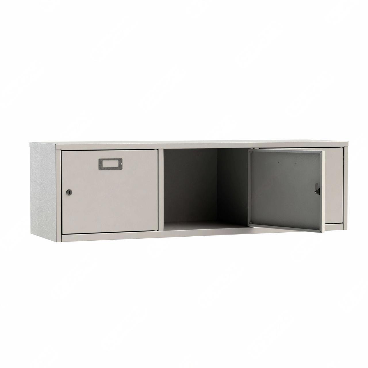 Шкаф для касок 3 ячейки (1 секция по 3 ячейки, 356х1214х350)