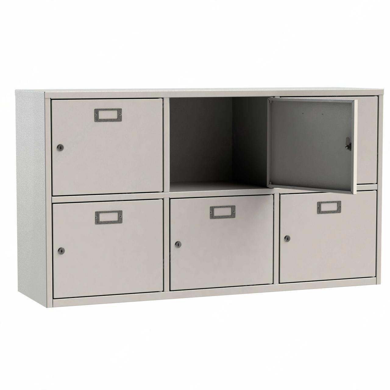 Шкаф для касок 6 ячеек (2 секции по 3 ячейки, 683х1214х350), фото 1