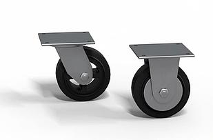 Комплект колёс d 125 мм (2 поворотных, 2 неповоротных)