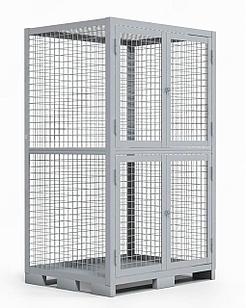 Шкаф металлический, 2 дверцы (2000х1200х1000)