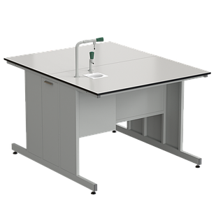 Стол островной с подводом воды 1200х1500х900 мм (1 комплект)