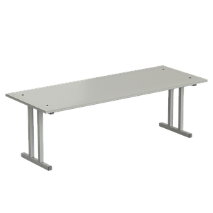 Полка 2-го уровня для стола островного 1200х450х390 мм