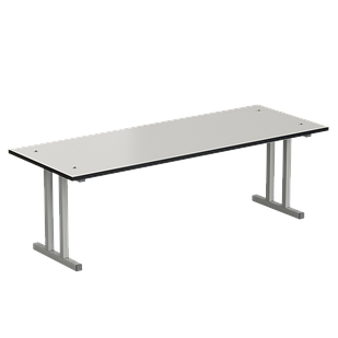 Полка 2-го уровня для стола островного 1200х450х390 мм