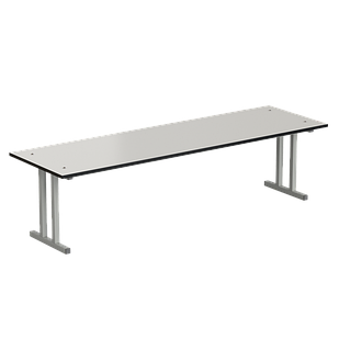 Полка 2-го уровня для стола островного 1500х450х390 мм