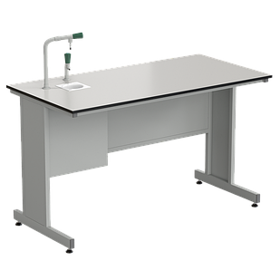 Стол пристенный с подводом воды 1500х750х900 мм