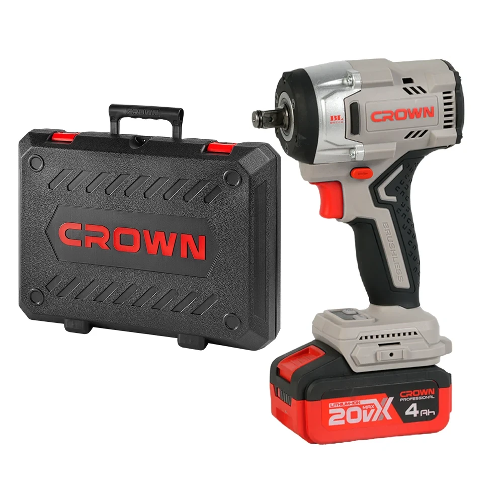 Аккумуляторный ударный гайковерт CROWN CT22062HX-4 BMC CROWN