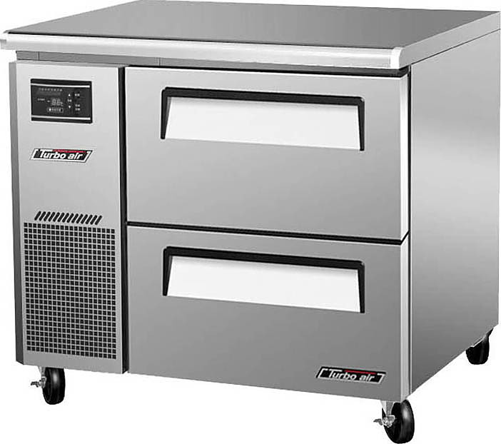 Стол холодильный Turbo air KUR9-2D-2 700 мм, фото 1