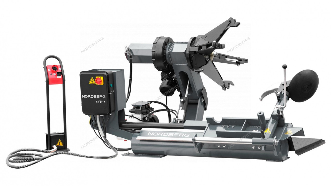 Станок шиномонтажный для грузовых машин, односкоростной, 380 В, серый, фото 1