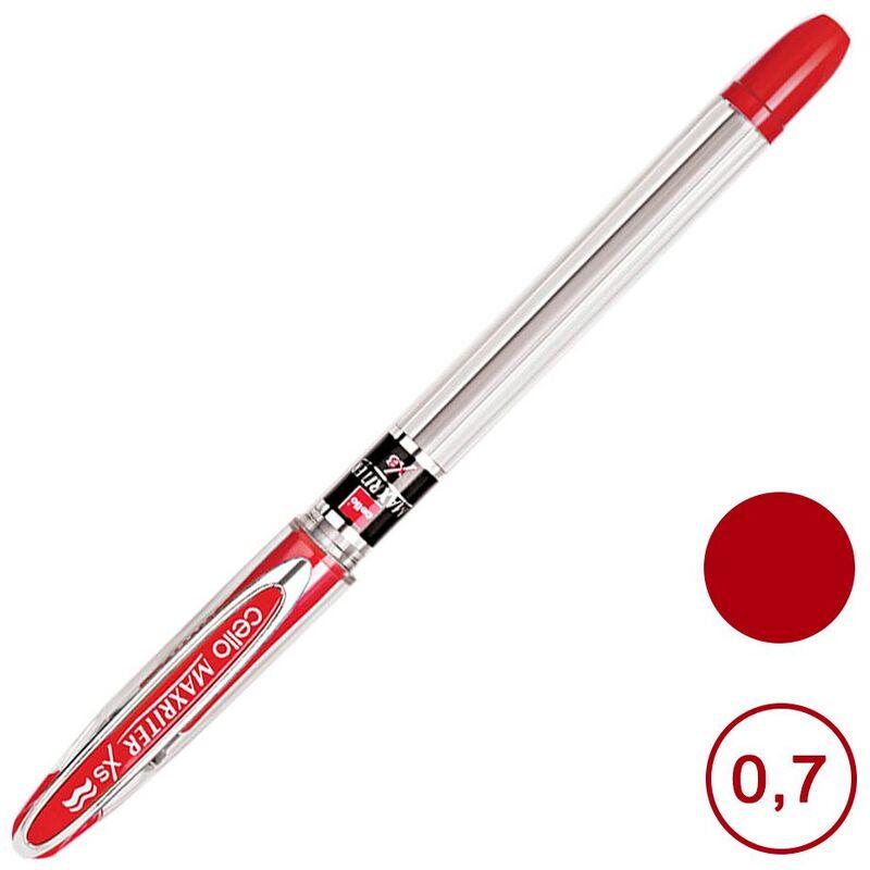 Ручка шариковая CELLO "MAXRITER XS" 0,7 мм, красная - фото 1 - id-p123815682