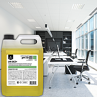 Универсальное низкопенное моющее средство с дезинфицирующим эффектом на основе ЧАС UN DEZ+ 5л. Концентрат (1:100) (PROSEPT)