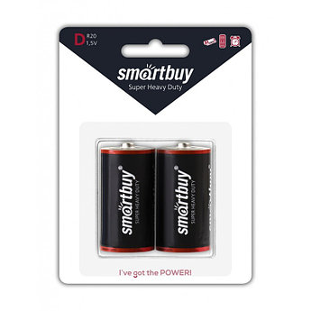 Батарейка солевая Smartbuy D R20