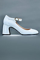 Шикарные туфли Mary Jane в белой расцветке натуральная кожа
