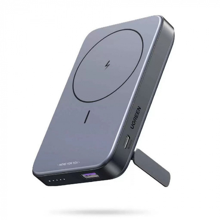 Пауэрбанк Ugreen PB206 10000mAh MIni Magnetic Wireless 20W 15086