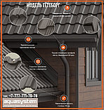 МОДУЛЬНАЯ МЕТАЛЛОЧЕРЕПИЦА AQUASYSTEM ГЁТЕБОРГ RAL8017, фото 6