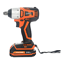 Гайковерт ударный аккумуляторный PATRIOT BR 210Li 1/2 UES BL, две АКБ Li-ion, 18В, 2,0 Ач, 280Нм, патрон 1/2, большой кейс, заряд