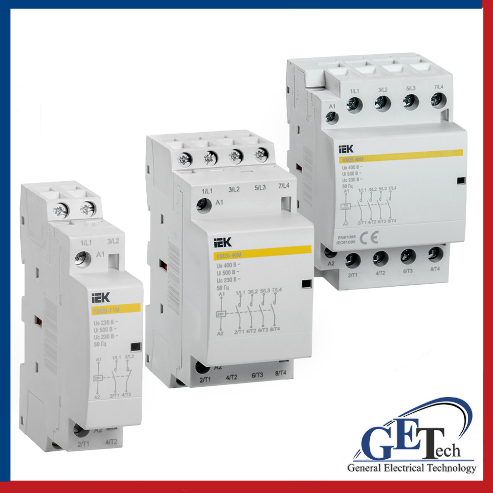 Контактор модульный КМ20-20 АС/DC IEK (КМ25-40М, КМ40-40М, КМ63-40М)
