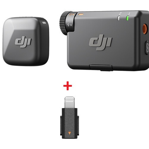 DJI Mic mini (1 RX + 1 TX) + Mobile Phone Adapter (Lightning), фото 1