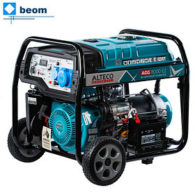 Бензиновый генератор Alteco Professional AGG 8000Е2 (6.5/7кВт | 220В| Вес 90 кг | бак 25 л | электростартер)