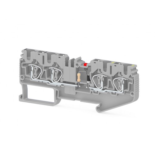 Пружинная клемма серии  SRD 4CLD-220VAC (Серый)