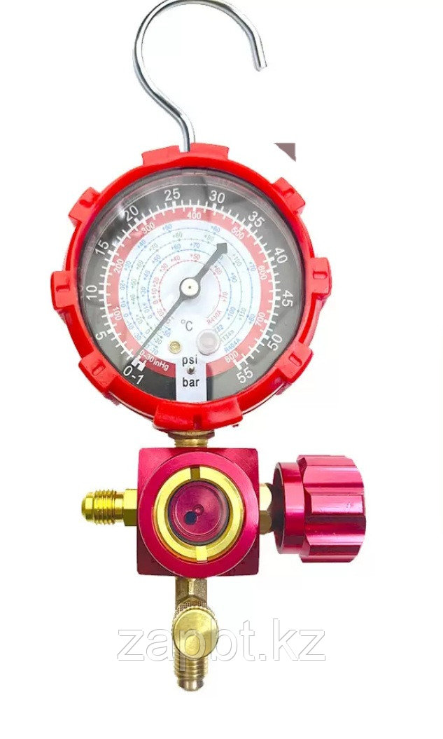 Манометрический коллектор CT-468H со смотровым стеклом (R22/134/404/410; 1 вентильный, фото 1