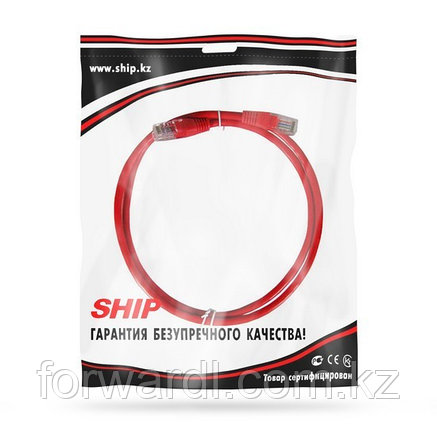 Патч Корд SHIP Cat.5e UTP LSZH RJ-45 1 м S3025RD0100-P, фото 2