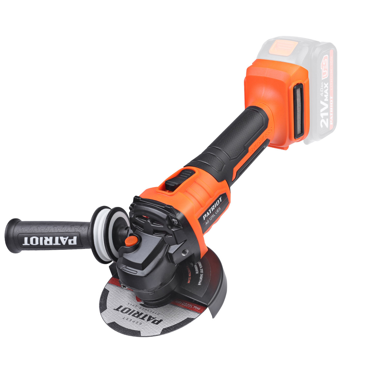 PATRIOT AG 125L UES Машина углошлифовальная аккумуляторная