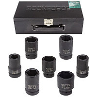 ROCKFORCE Набор головок ударных глубоких 1" 7пр. (6гр.) (24,27,30,32,36,41,46мм) 55004 RF-8072-5MPB
