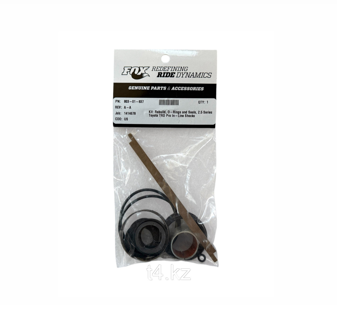 Рем комплект для FOX 2.5 TRD PRO series, piggyback - FOX