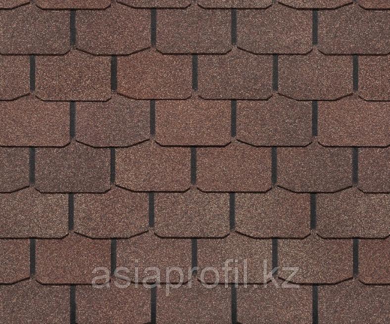 Гибкая черепица Döcke PIE PREMIUM/ ЦЮРИХ Арахис 3.1 м²