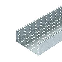 Кабельный листовой лоток перфорированный 85x400x3000 мм