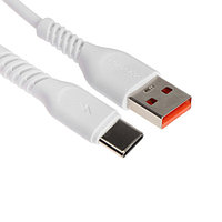 Кабель ONE DEPOT S08WT, Type-C - USB, 2.4 А, 1 м, белый