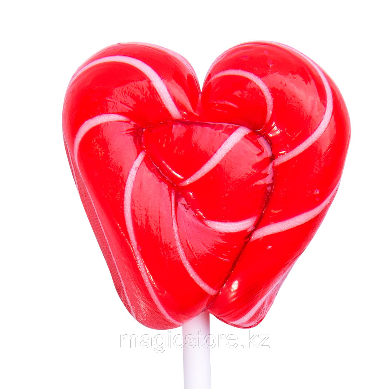 Magic Sweets Карамель на палочке "Сердечко" 20 гр./ Шоубокс 45 шт./Россия