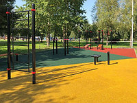 Резиновое бесшовное мягкое покрытие (тартановое)