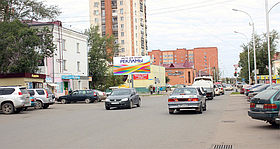 Билборд: ул. Ташенова - ул. Абая Б