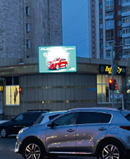 LED экраны: ул. Абая – Габдуллина ТД «Ника»