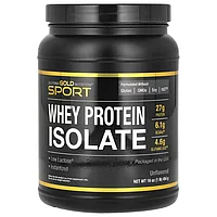 Изолят сывороточного протеина, без добавок, 454 г, California Gold Nutrition, Sport