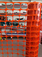 Сетка для ограждения 1х50 м. 110 гр. (Барьерная оградительная сигнальная сетка)