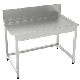 Рабочий стол для разгрузки посудомойки из нержавеющей стали