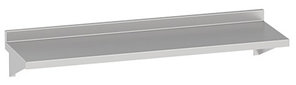 Настенная полка из нержавеющей стали AISI 430 1100x300x40mm
