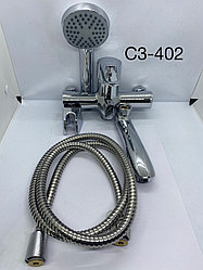 Смеситель для ванны короткий излив C3-402\401 , хром