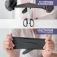 Перчатки виниловые неопудренные черные  Aviora  L. M.S. XL, фото 4