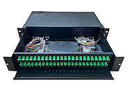 Выдвижной Оптический Кросс 19" 2U SC/FC/LC/ST 48 портов