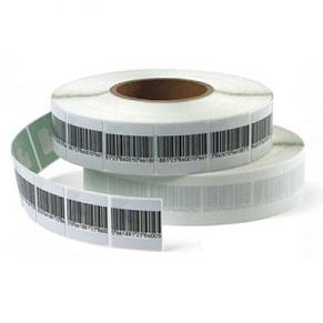 РЧ Антикражная Этикетка 40х40 мм, ложный штрих-код, фото 1