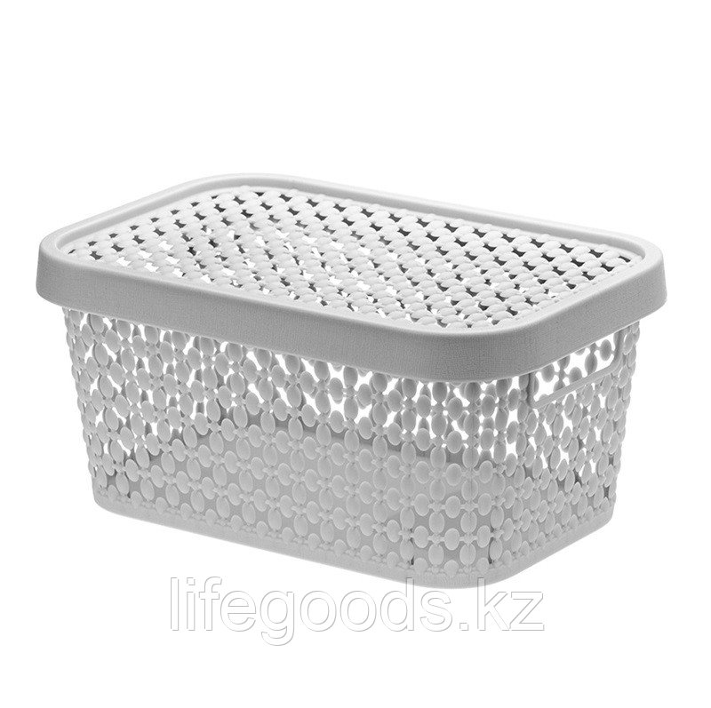 Коробка 1,5л "Пирула" с крышкой (Смоки) М2347