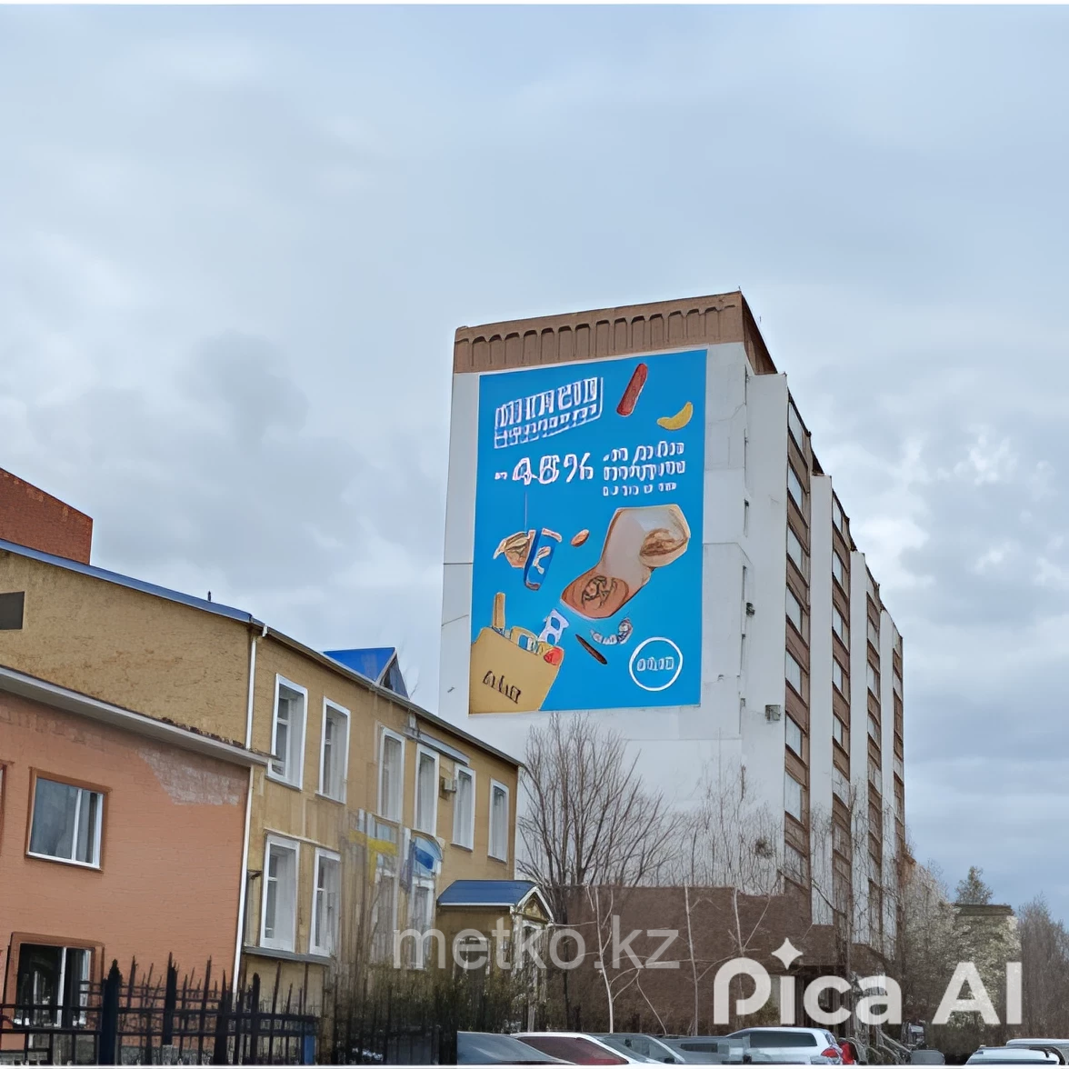 Брандмауэр: Ул. В. Интернационалистов, 8 мкр-н. д. 3 (ДИКОБРАЗ)