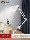 Светильник настольный под лампу на основании + струбцина СНО 17Б-E27 230В БЕЛЫЙ IN HOME, фото 2