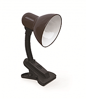 Светильник настольный под лампу на прищепке СНП 21Ч-E27 230В ЧЕРНЫЙ (с подвесом) IN HOME