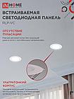 Панель светодиодная встраиваемая круглая RLP-VC 6Вт 230В 6500К 420Лм 95мм белая IP40 IN HOME, фото 7